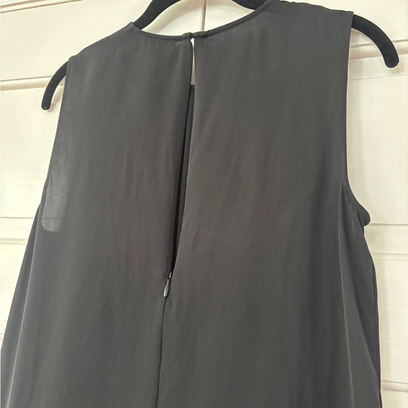 Theory 100% Silk Black Size Small Sleeveless Blouse Top Shirt Tunic Quiet Luxury - Picture 12 of 14